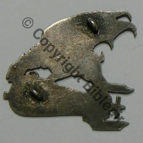 A1483  1918.20... A1483NH BR.131 205eDRILLE II.3.RB...  SM 2Anneaux Dos lisse Metal decoupe serres geometriques Src.riviere.91 1130Eur11.25 